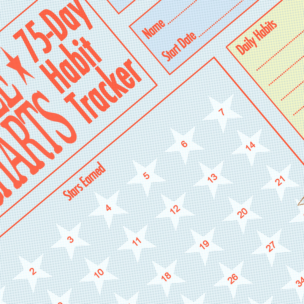 Printable 75 Day Habit Tracker