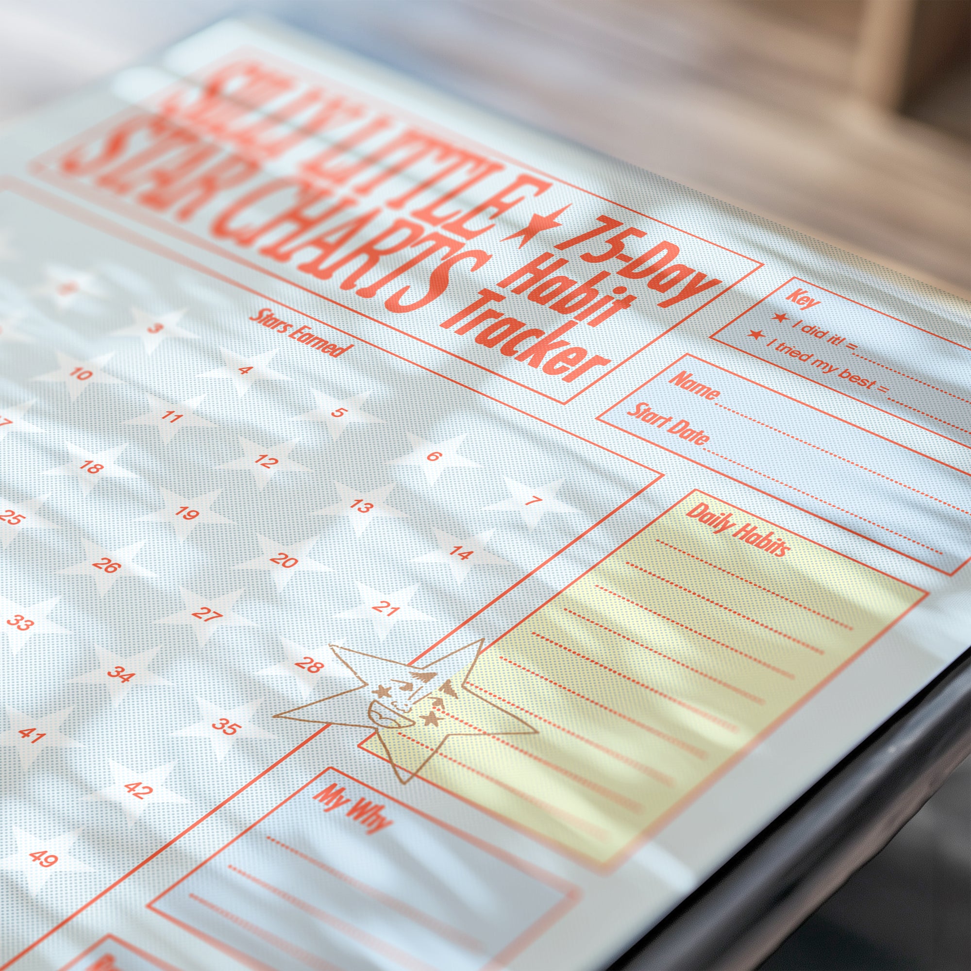 Printable 75 Day Habit Tracker