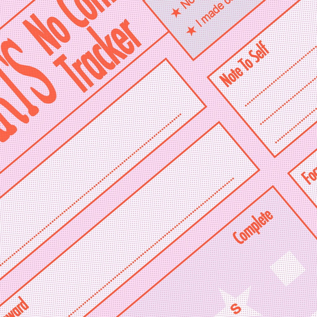 Printable No Contact Tracker