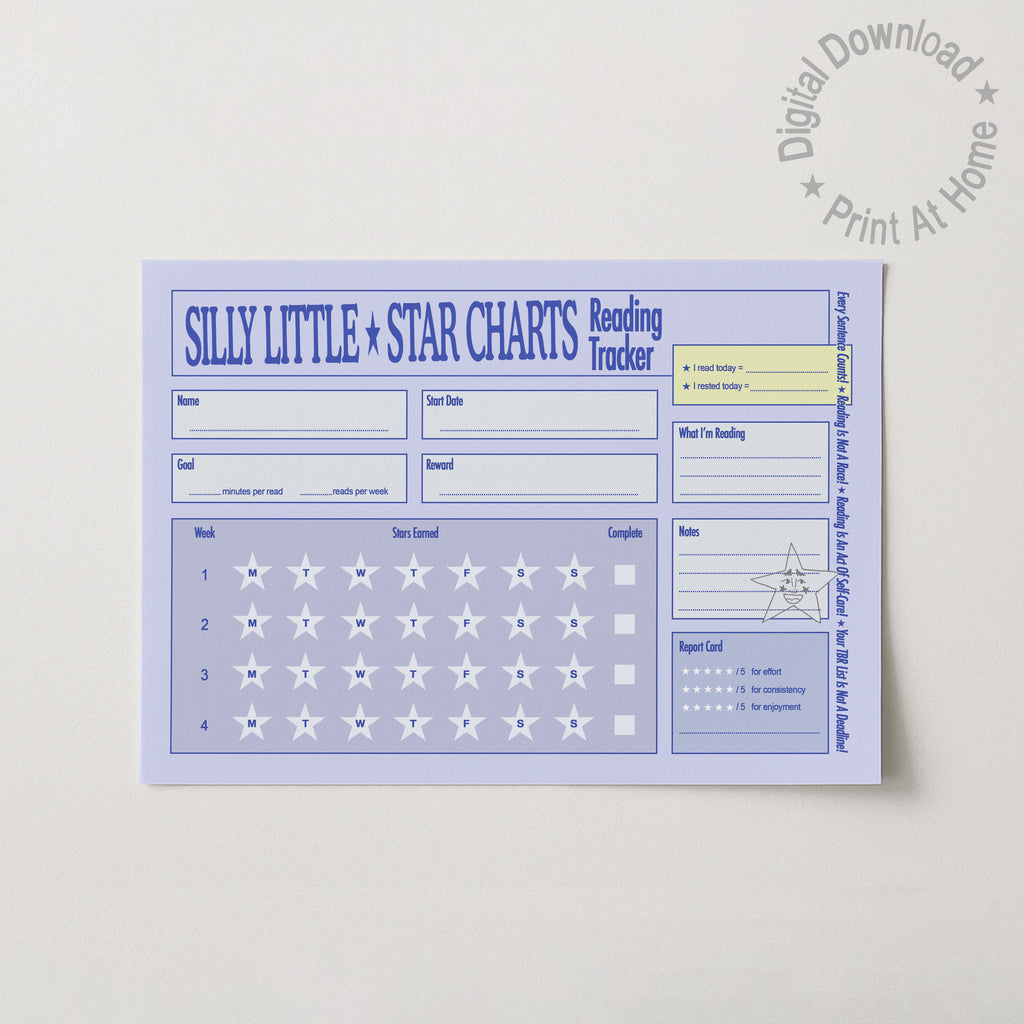 Printable Reading Tracker