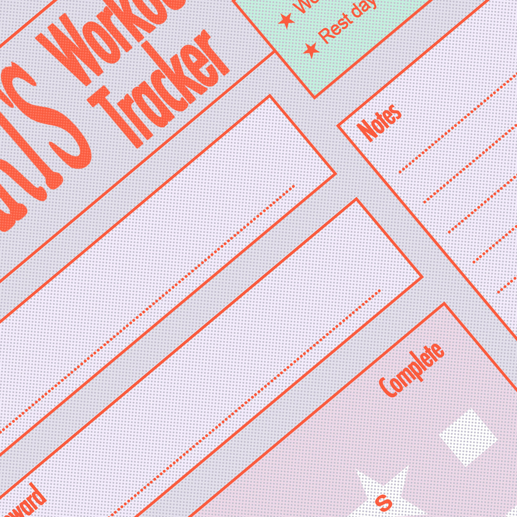 Printable Workout Tracker