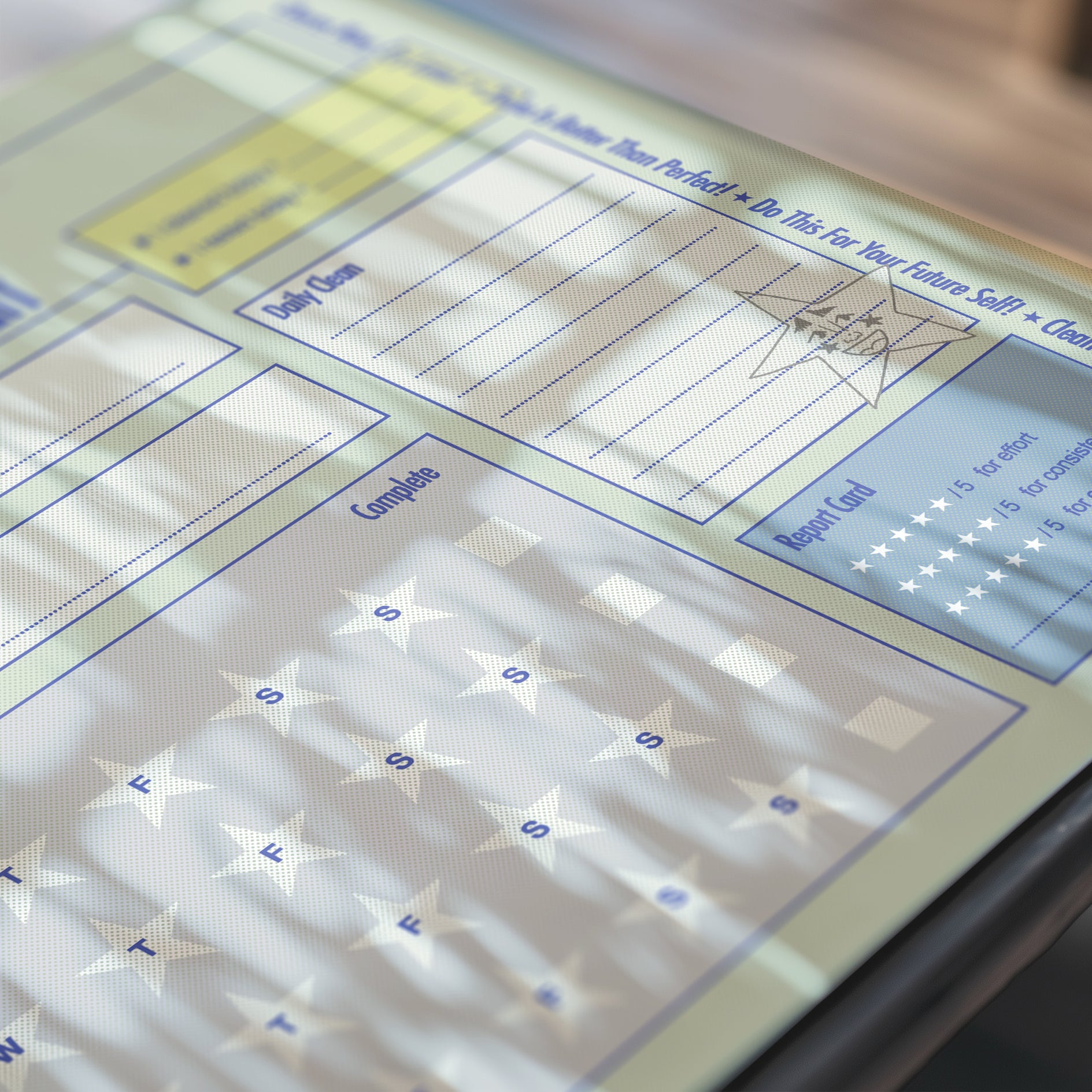 Printable Cleaning Tracker