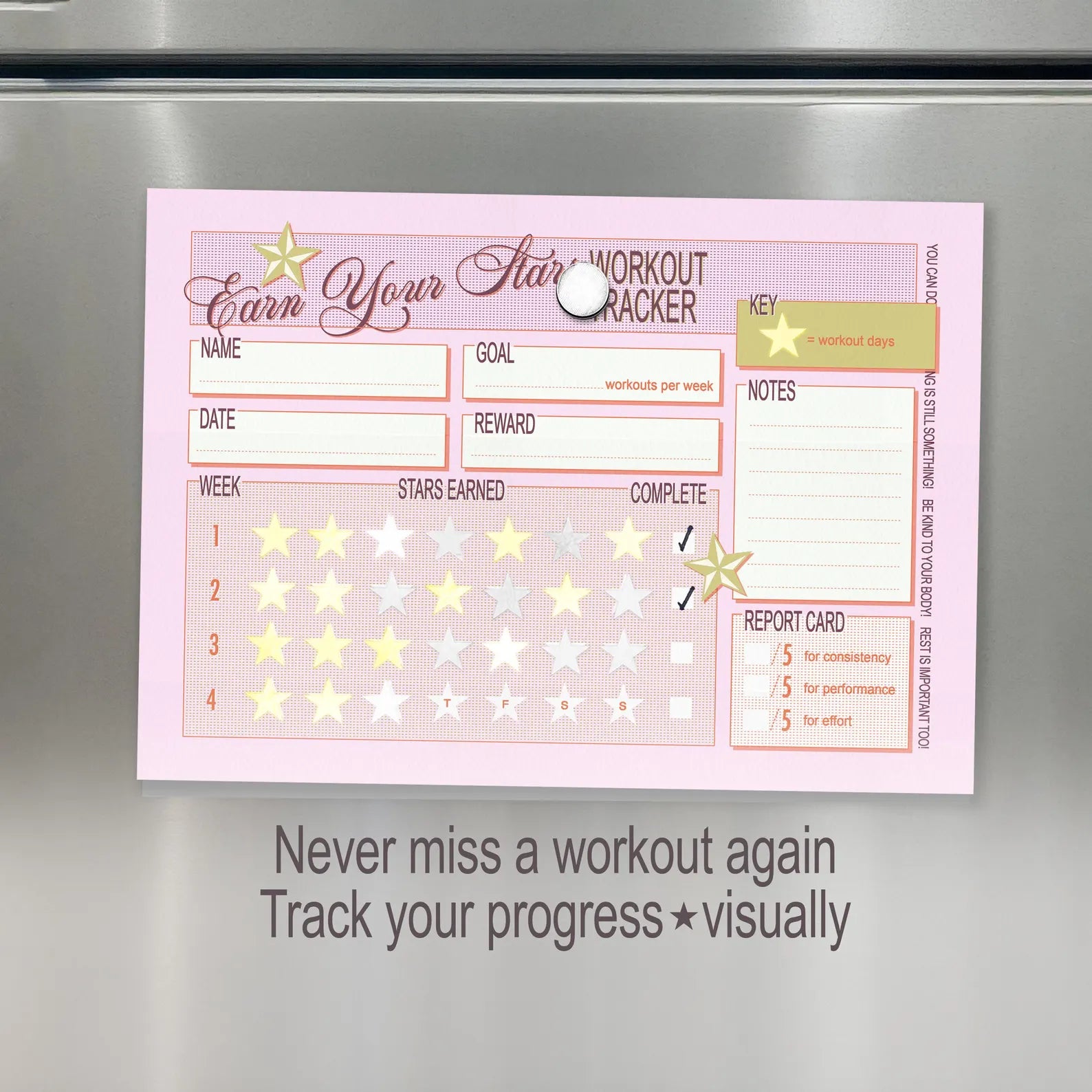 Monthly Workout Tracker