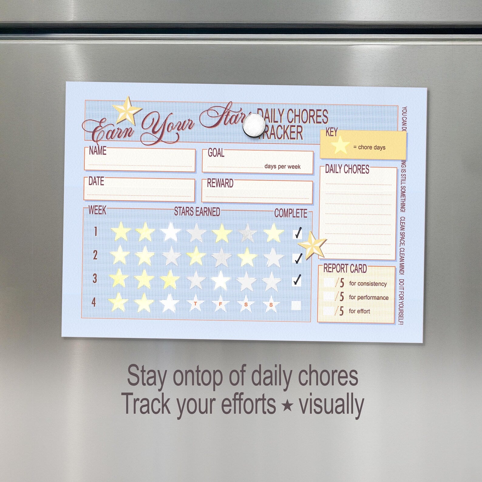 Monthly Chores Tracker