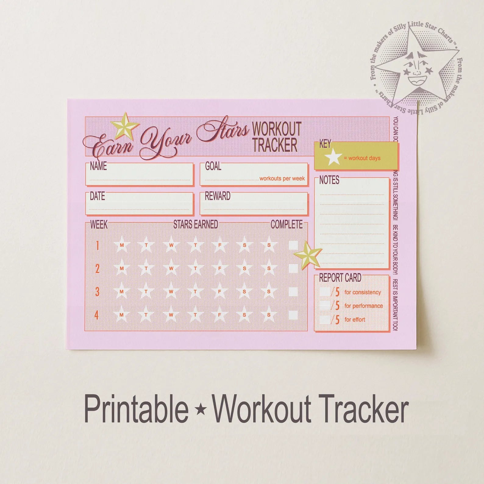 Monthly Workout Tracker