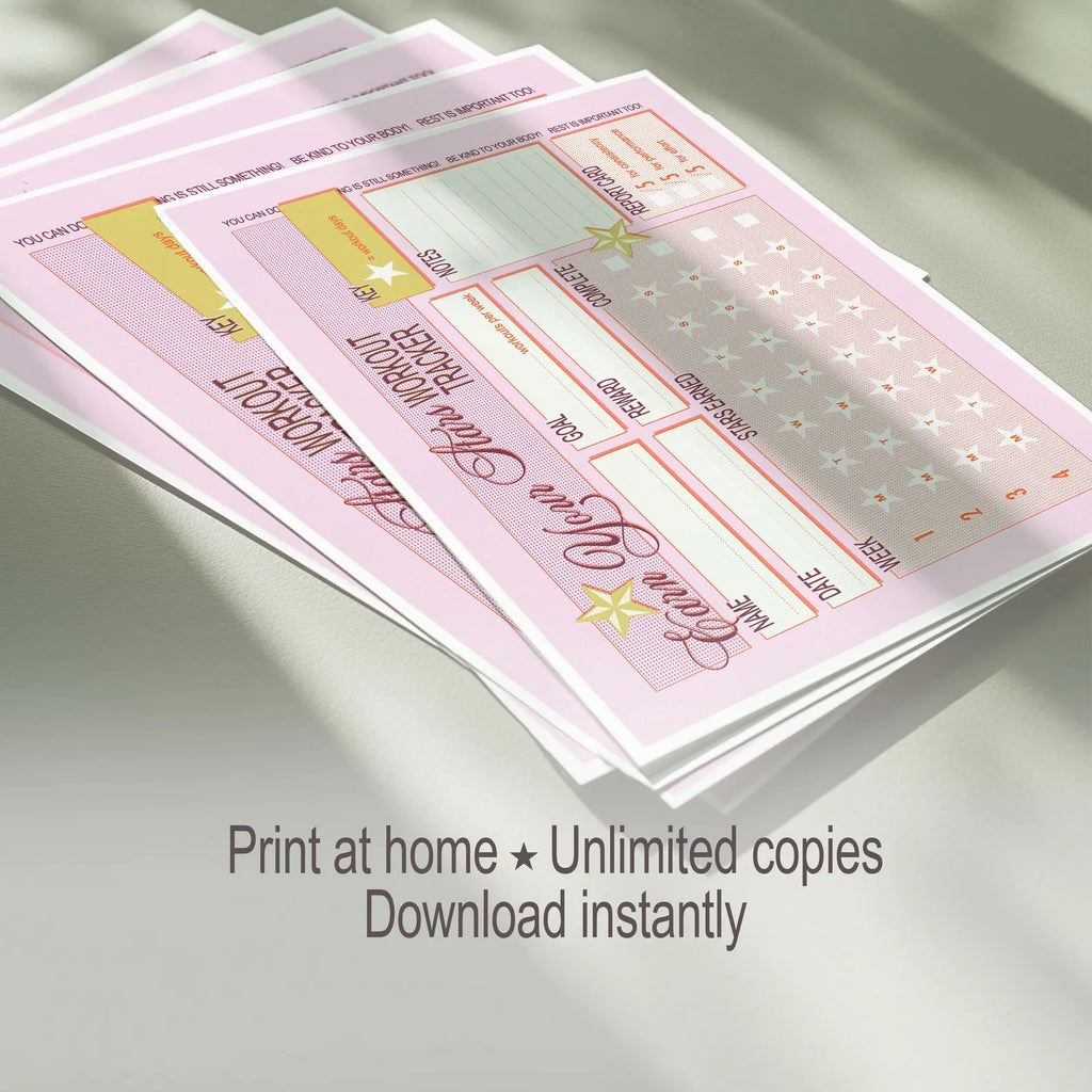 Monthly Workout Tracker