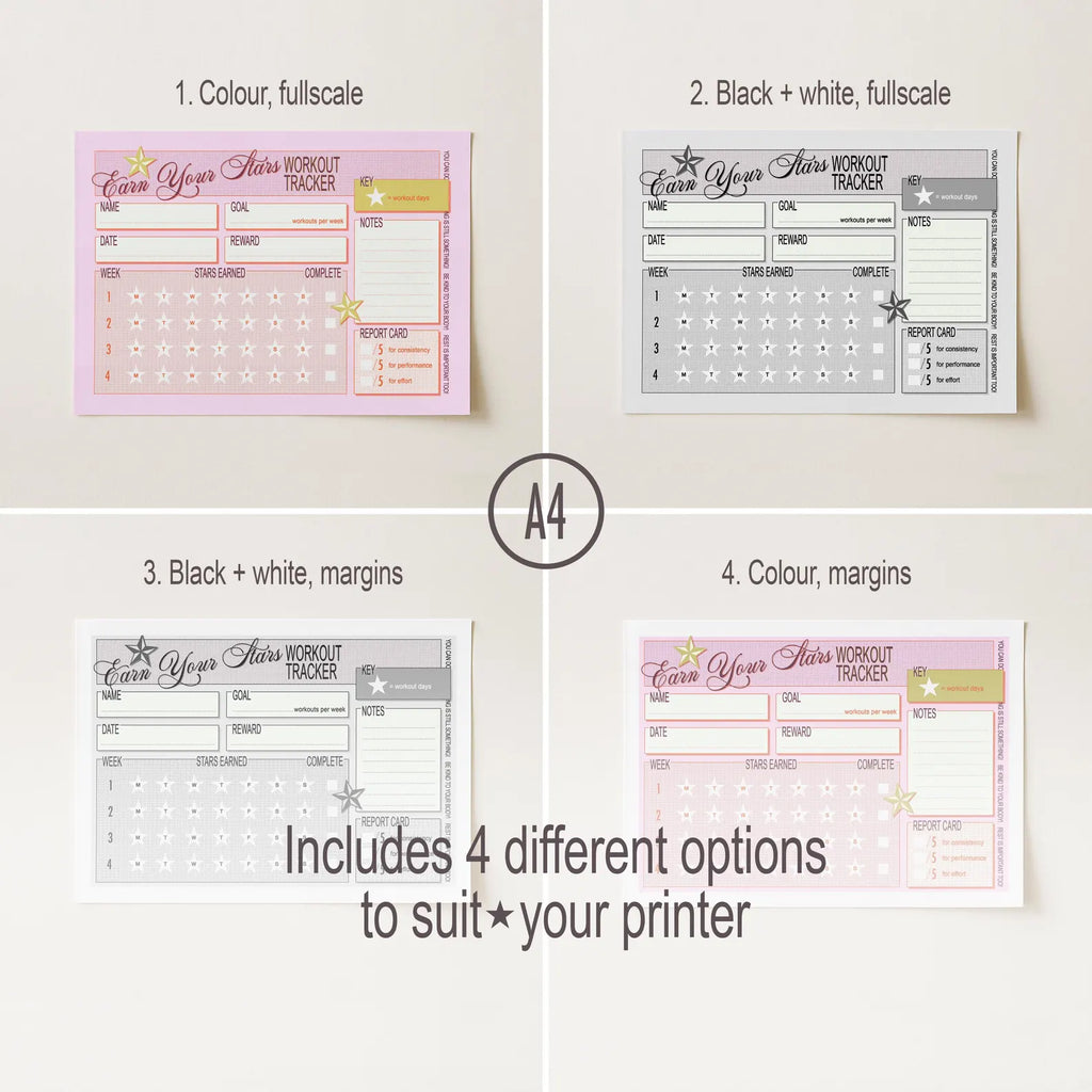 Monthly Workout Tracker