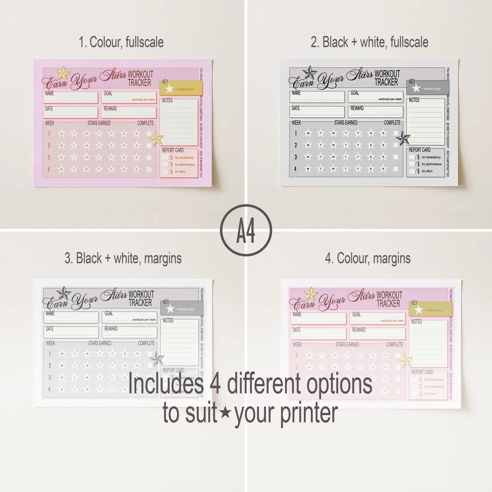 Monthly Workout Tracker