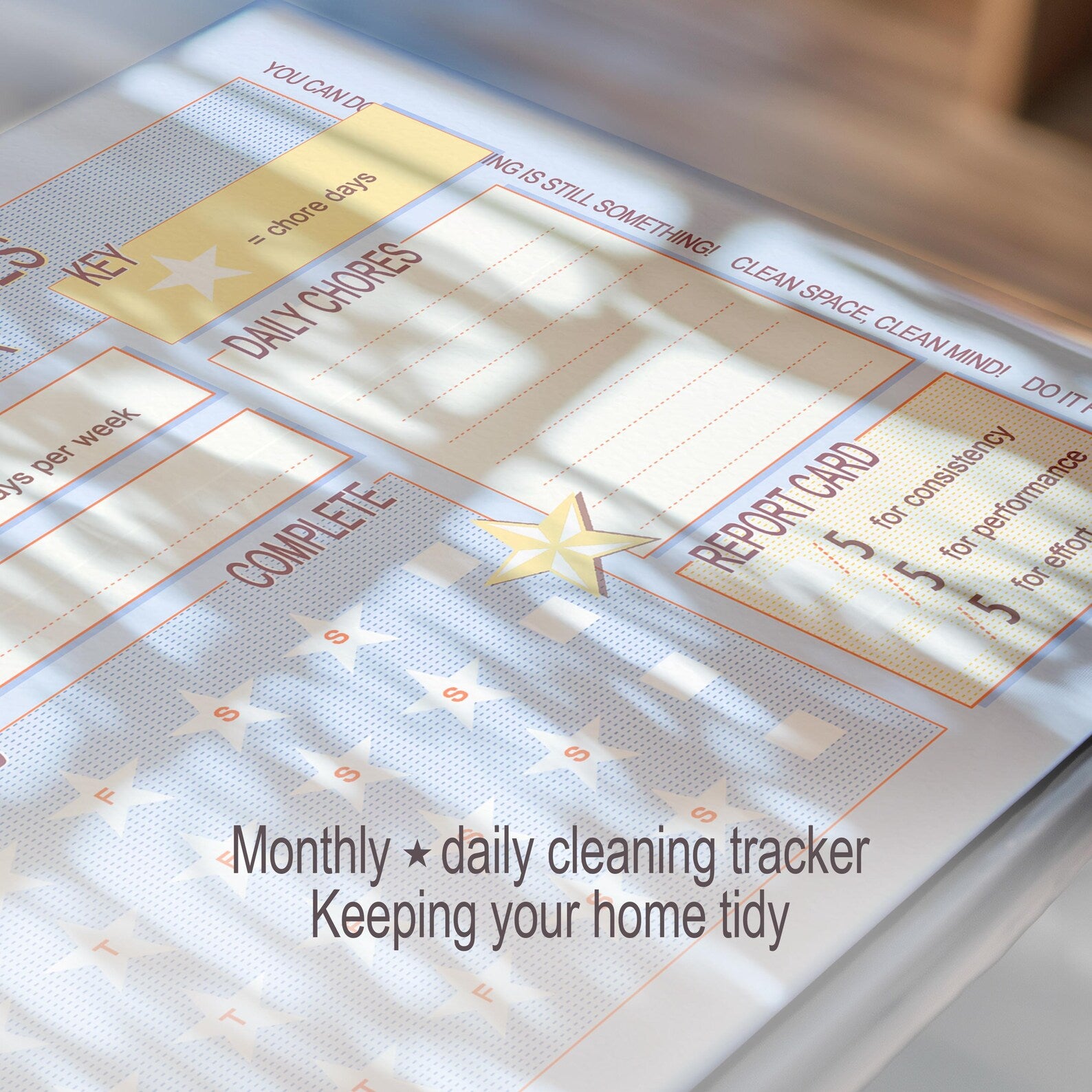 Monthly Chores Tracker