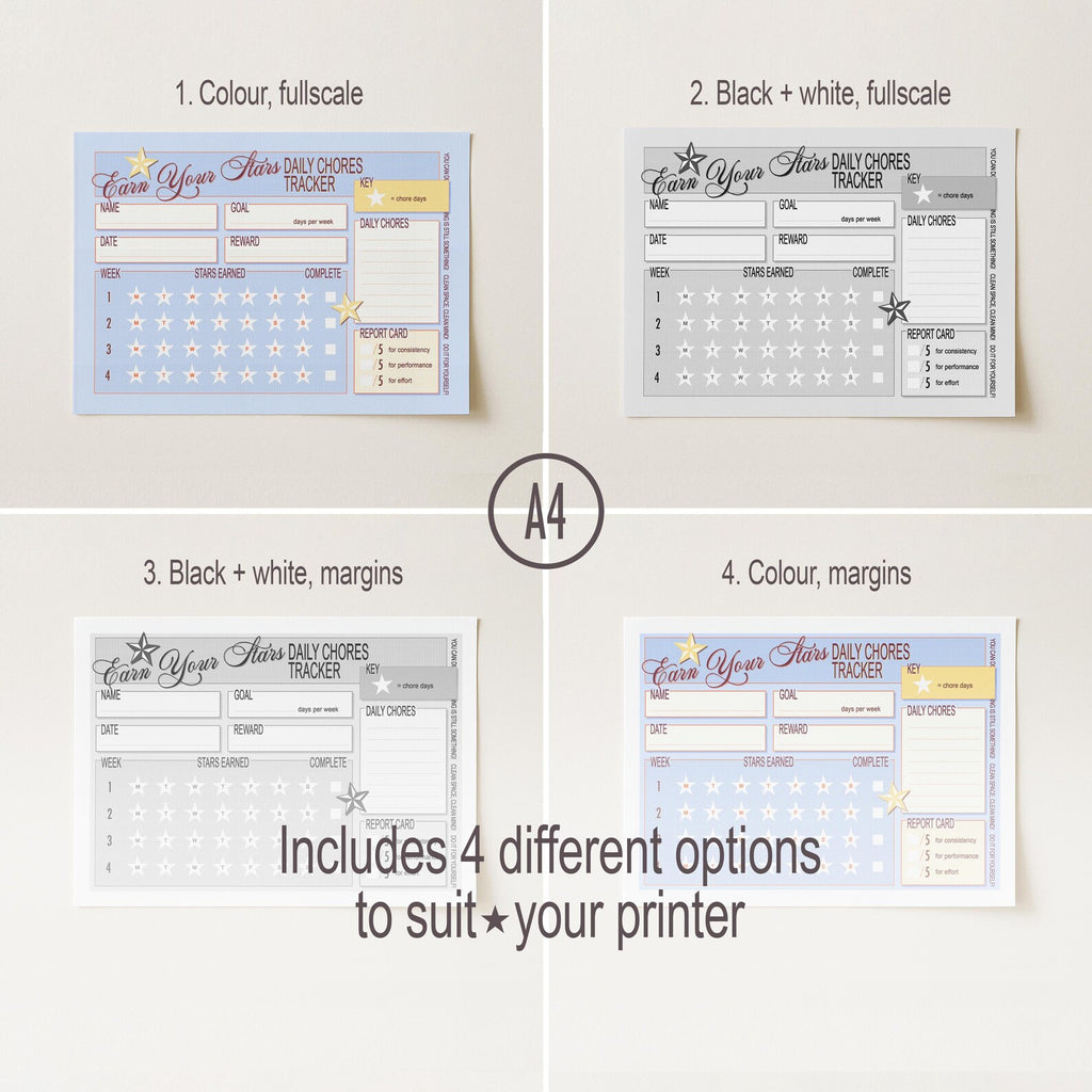 Monthly Chores Tracker