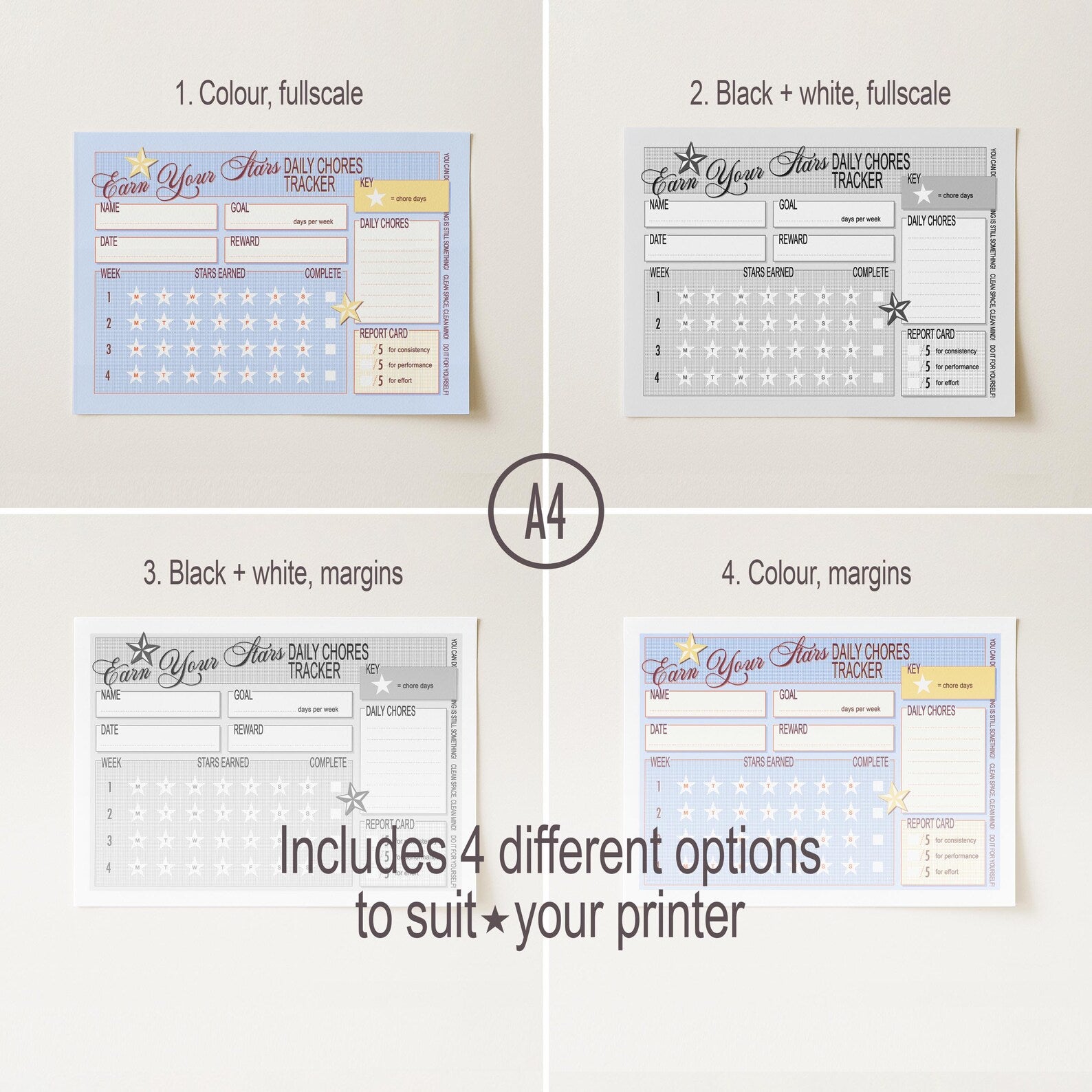 Monthly Chores Tracker