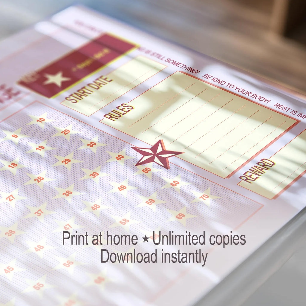 75 Day Habit Tracker