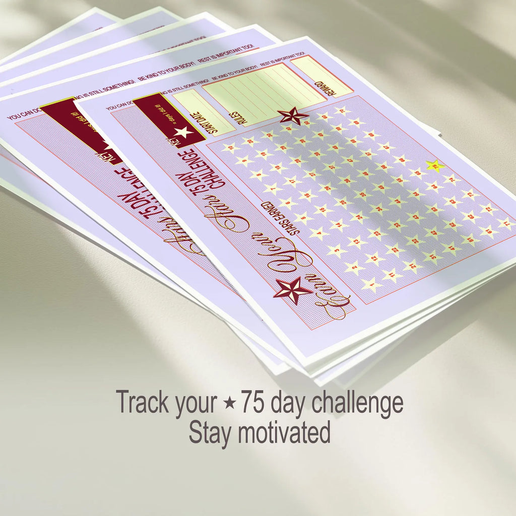 75 Day Habit Tracker