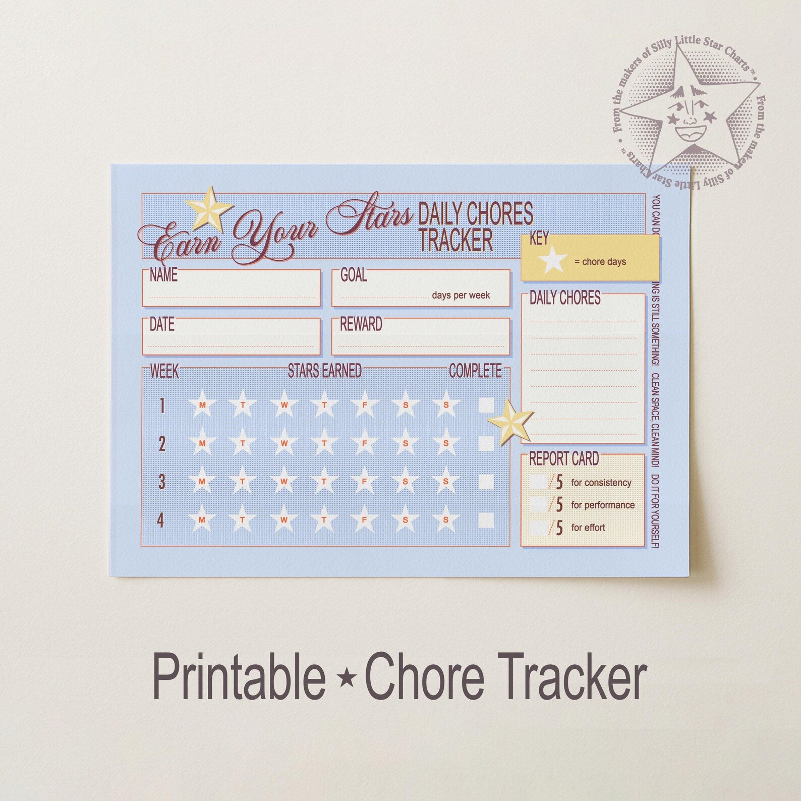 Monthly Chores Tracker