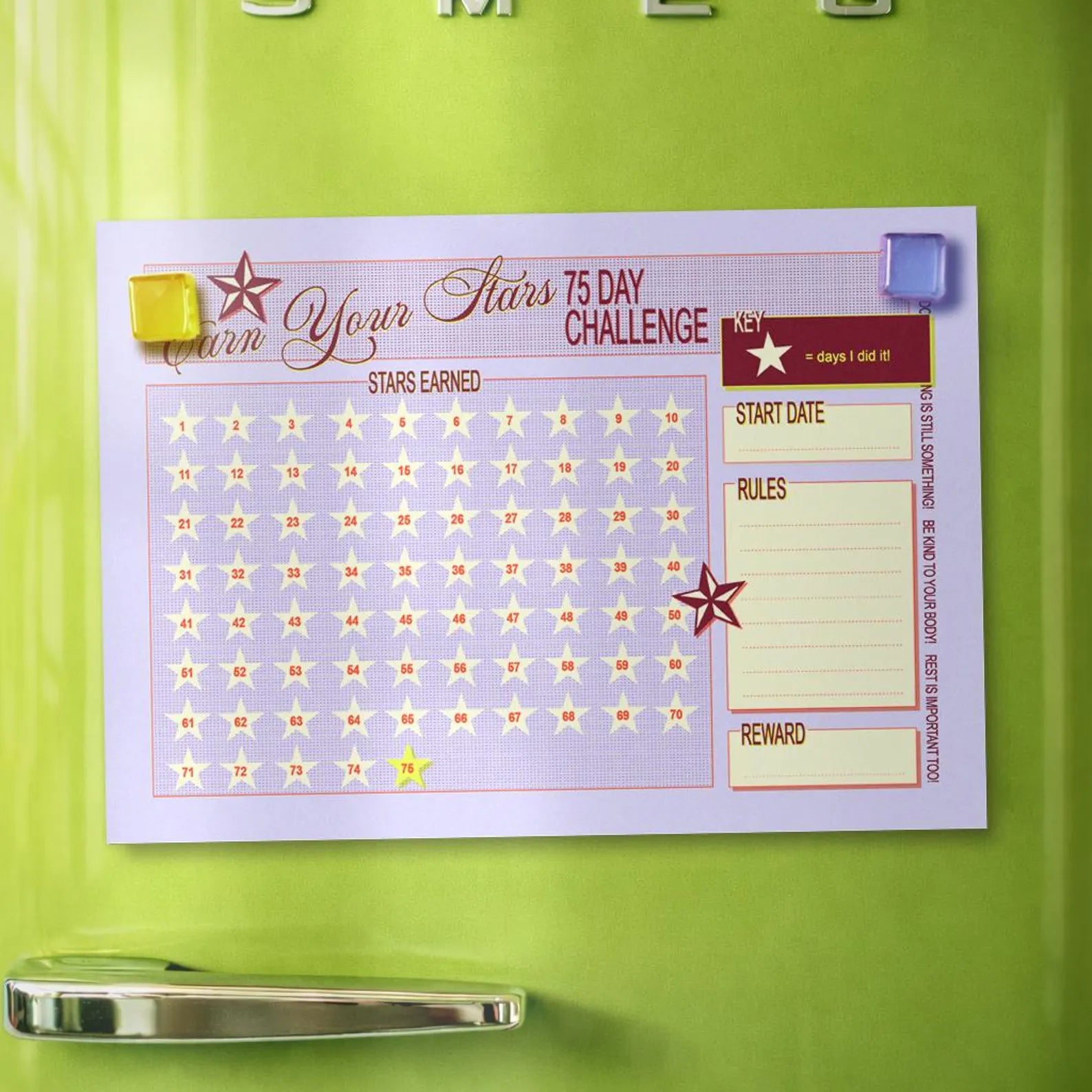 75 Day Habit Tracker